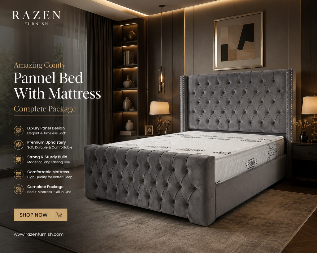 Diamond headboard footboard and Mattress with warranty COD